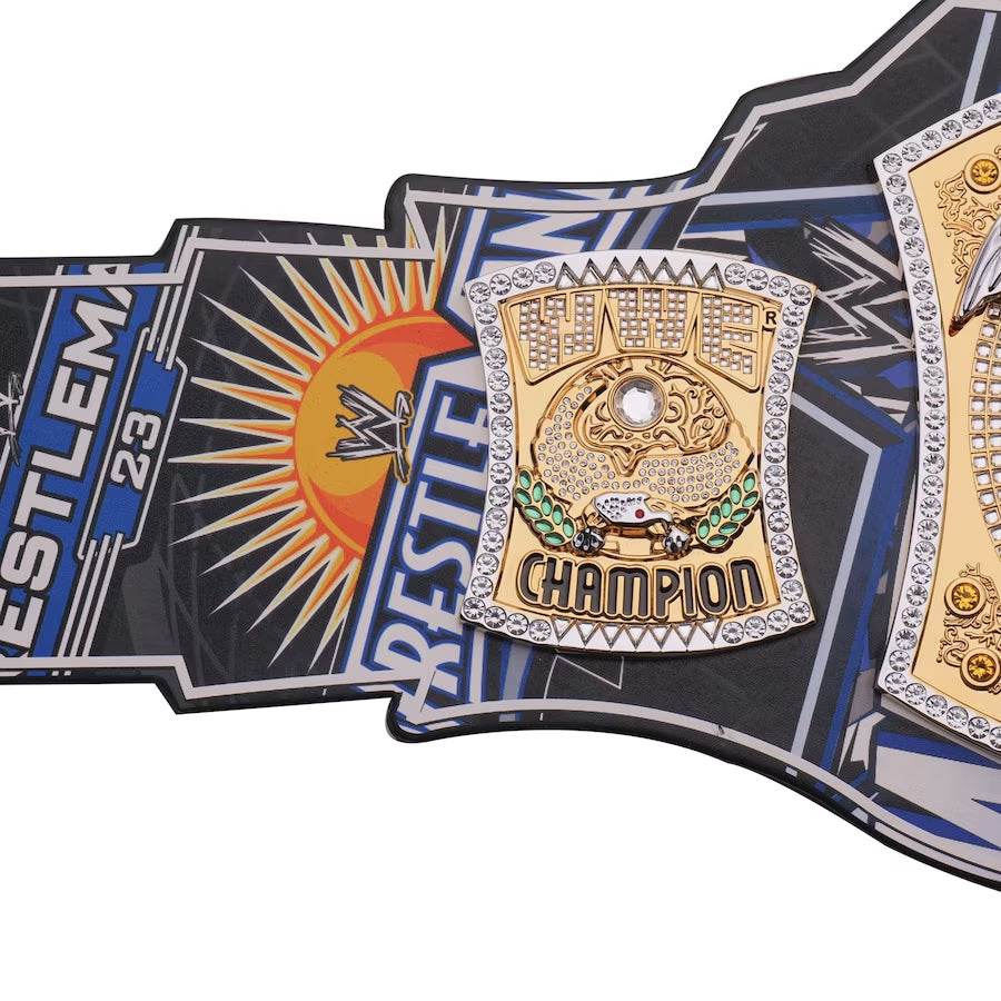 WWE Spinner 40 Years Of WrestleMania Replica Title Belt - WWF Belt