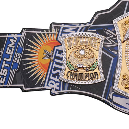 WWE Spinner 40 Years Of WrestleMania Replica Title Belt - WWF Belt