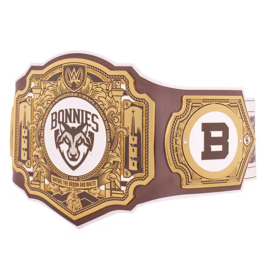 WWE St. Bonaventure Bonnies Legacy Championship Title Belt - WWF Belt