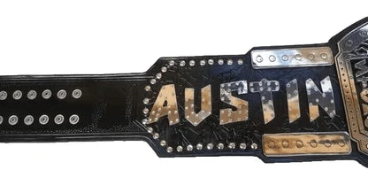 WWE Steve Austin Stone Cold Smoking Skull Championship Belt - WWF Belt