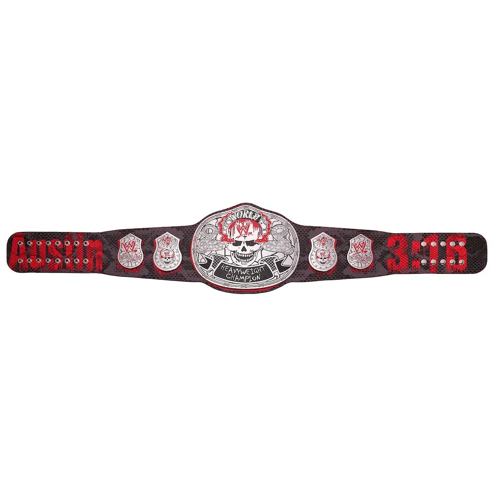 WWE Stone Cold Steve Austin Blood From A Stone Signature Series Title Belt - WWF Belt