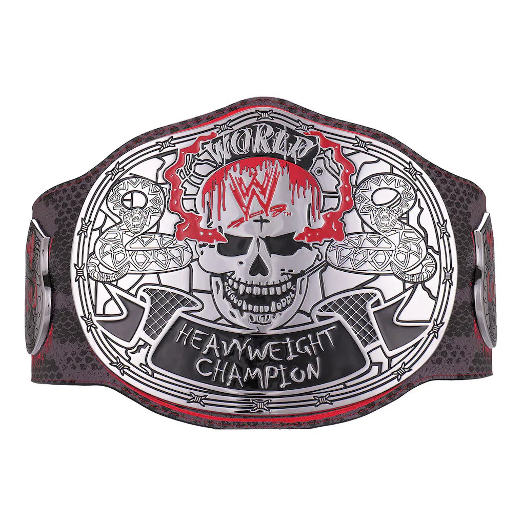 WWE Stone Cold Steve Austin Blood From A Stone Signature Series Title Belt - WWF Belt