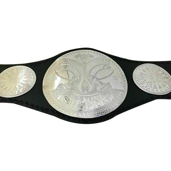 WWE Tag Team Wrestling Championship Black Title Belt - WWF Belt