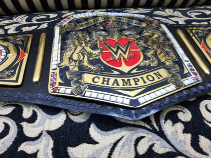 WWE United Kingdom Champion Wrestling Title Belt - WWF Belt