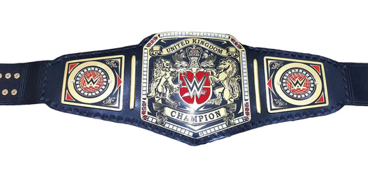 WWE United Kingdom Champion Wrestling Title Belt - WWF Belt