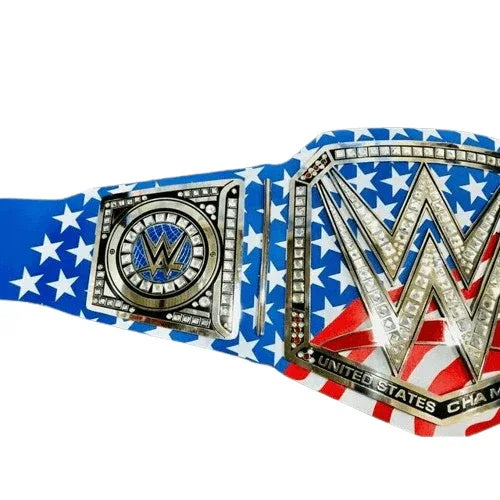 WWE United States USA Flag Printed Strap Championship Belt - WWF Belt