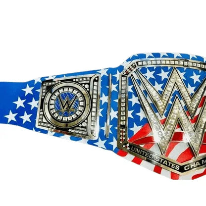 WWE United States USA Flag Printed Strap Championship Belt - WWF Belt
