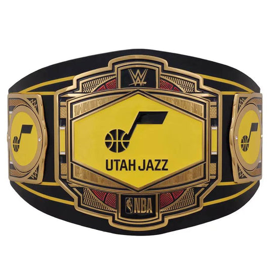 WWE Utah Jazz NBA Legacy Championship Title Belt - WWF Belt