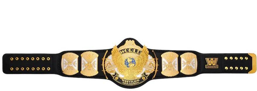 WWE Winged Eagle Dual Plated Championship Replica Title Belt - WWF Belt