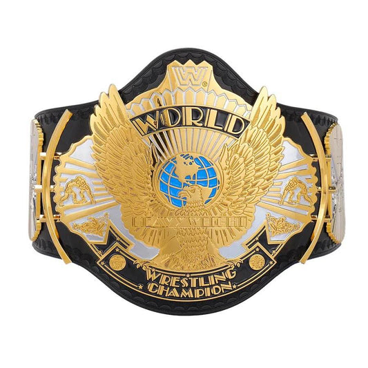 WWE Winged Eagle Dual Plated Championship Replica Title Belt - WWF Belt