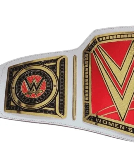 WWE Women Wrestling Championship White & Red Belt - WWF Belt