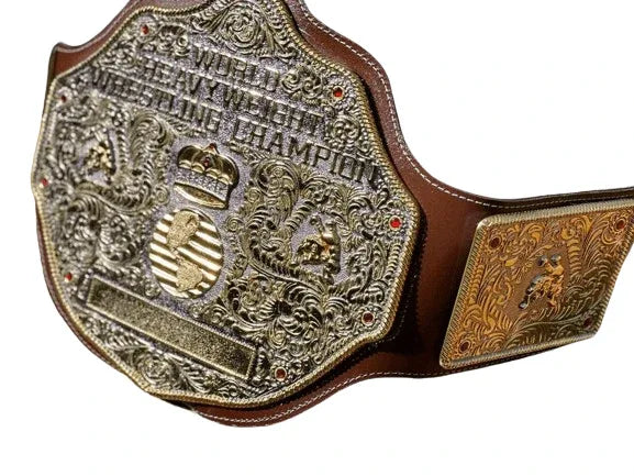 WWE World Heavyweight Big Gold Die Cast Championship Title Belt - WWF Belt