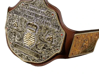 WWE World Heavyweight Big Gold Die Cast Championship Title Belt - WWF Belt