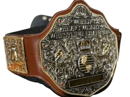 WWE World Heavyweight Big Gold Die Cast Championship Title Belt - WWF Belt