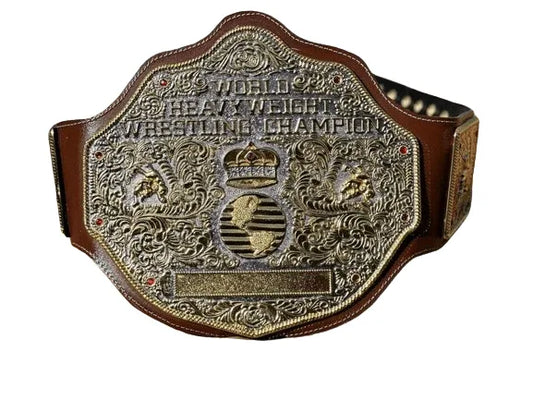 WWE World Heavyweight Big Gold Die Cast Championship Title Belt - WWF Belt