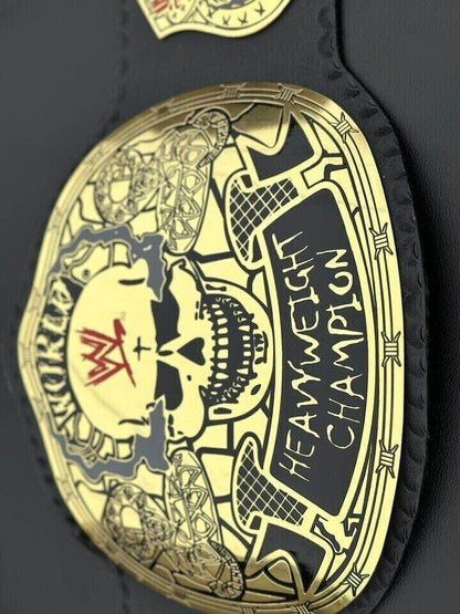 WWE World Heavyweight Championship Smoking Skull Belt - WWF Belt