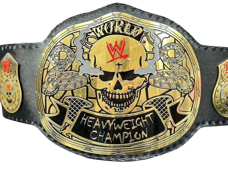 WWE World Heavyweight Championship Smoking Skull Belt - WWF Belt