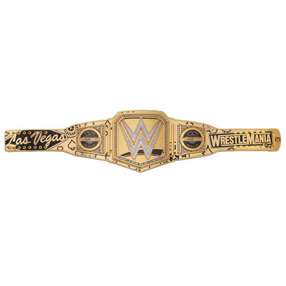 WWE WrestleMania 41 Golden Championship Replica Title Belt - WWF Belt