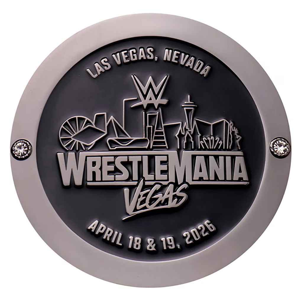 WWE WrestleMania 42 Replica Side Plate Box Set
