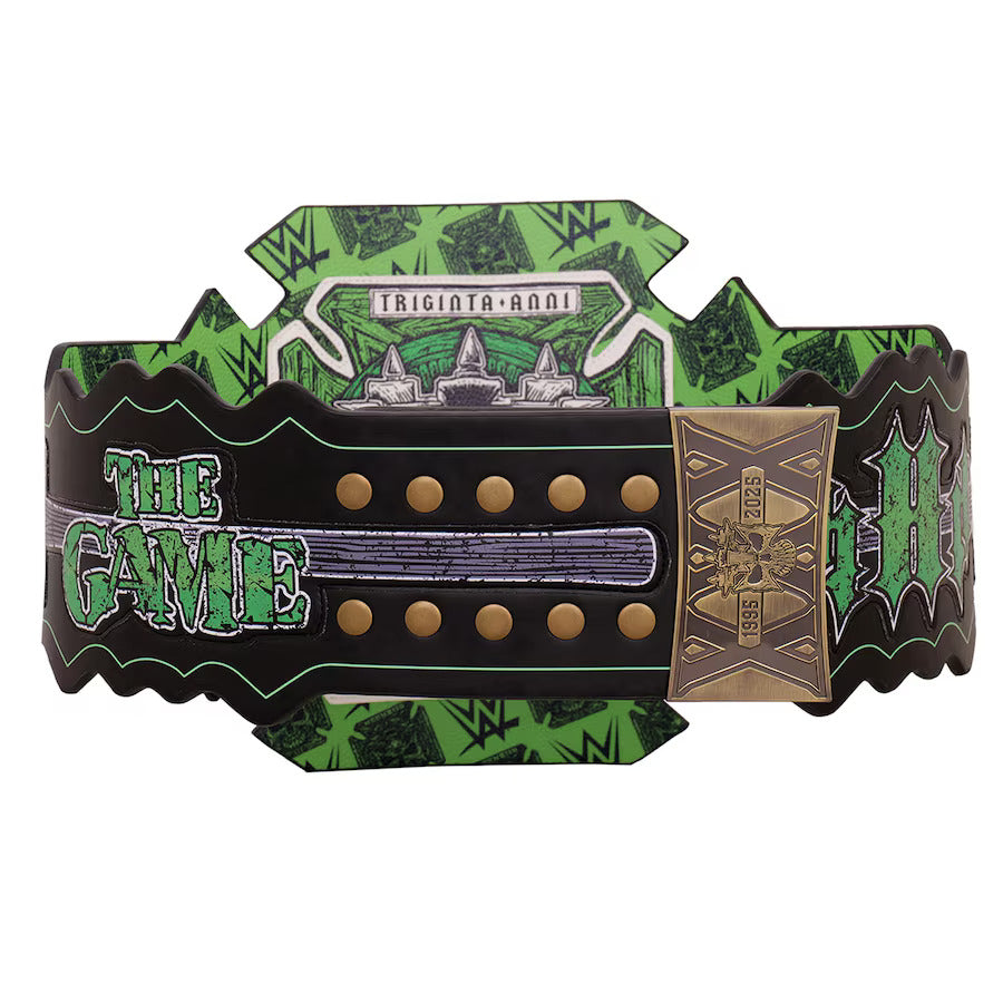 WWE Triple H 30 Years The Game Attitude Era Championship Title Belt.