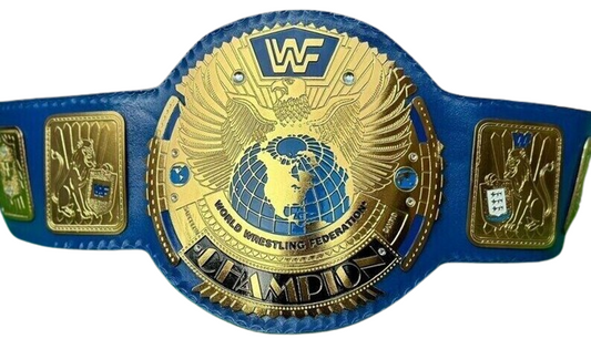 WWF Block Logo Heavyweight Wrestling Championship Replica Title Belt
