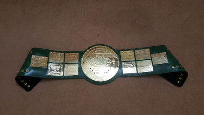 WWF Big Green World Heavyweight Wrestling Champion Title Belt - WWF Belt