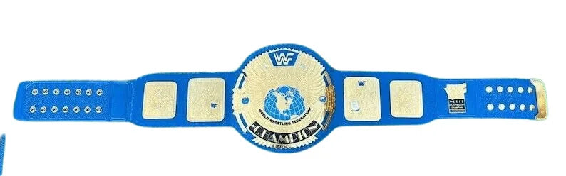 WWF Block Logo Heavyweight Wrestling Championship Title Belt - WWF Belt