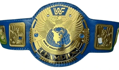 WWF Block Logo Heavyweight Wrestling Championship Title Belt - WWF Belt