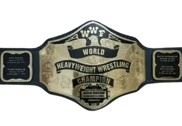 WWF Hulk Hogan Wrestling Heavyweight Championship Title Belt Replica - WWF Belt