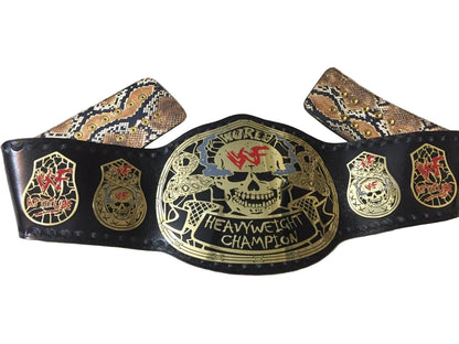 WWF Smoking Skull Championship Replica Title Belt - WWF Belt