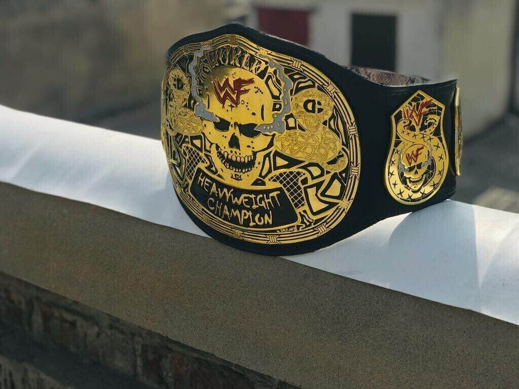 WWF Smoking Skull Championship Title Belt - WWF Belt