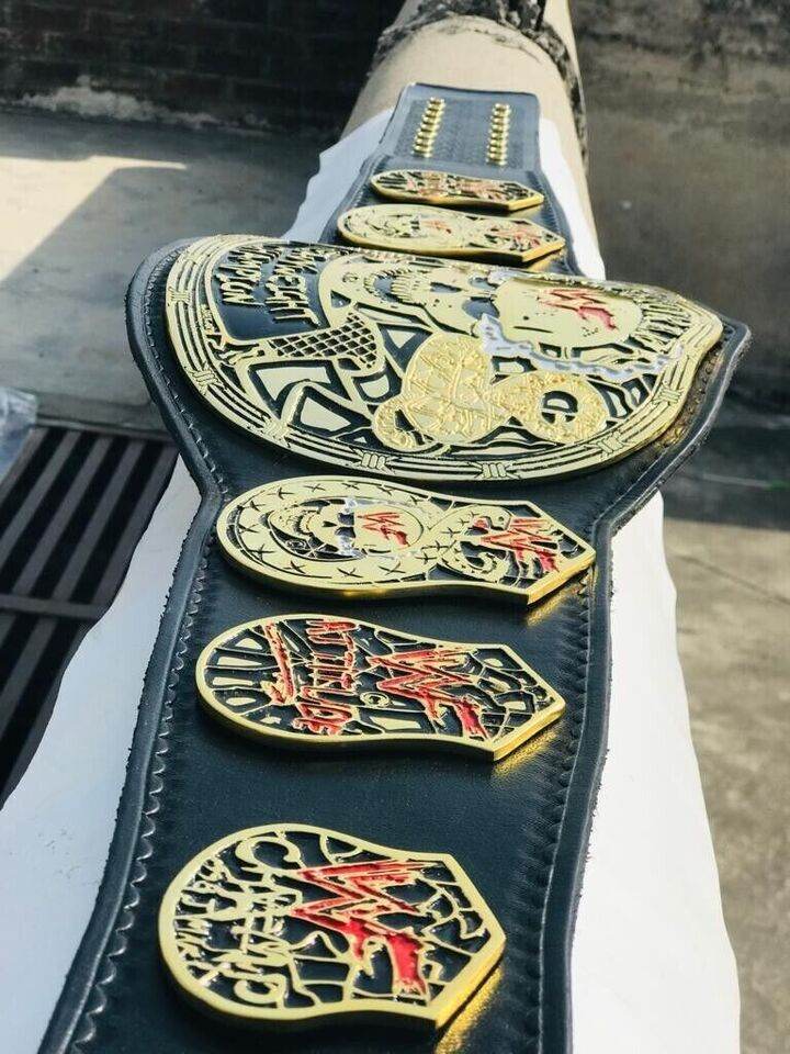WWF Smoking Skull Championship Title Belt - WWF Belt