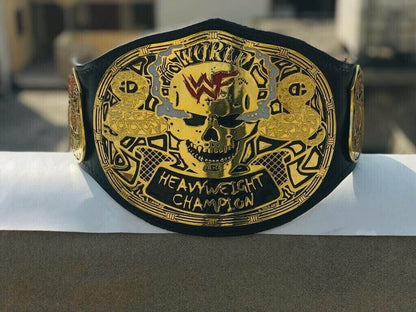 WWF Smoking Skull Championship Title Belt - WWF Belt