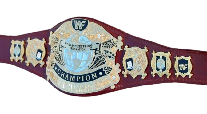 WWF Undisputed Heavyweight Wrestling Championship Replica Title Belt