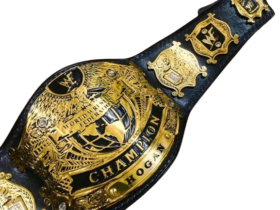 WWF Undisputed V1 Championship Belt in 4MM Zinc & 24KT Gold Plating - WWF Belt