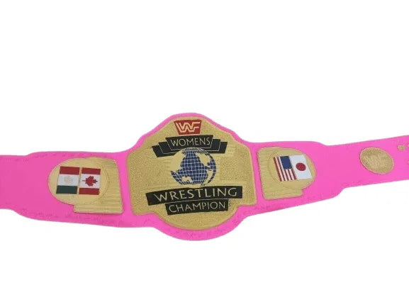 WWF Women Heavyweight Wrestling Championship Replica Title Belt - WWF Belt