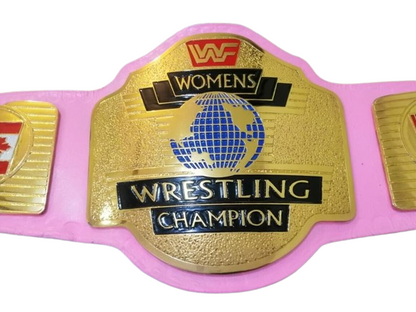 WWF Women Heavyweight Wrestling Championship Replica Title Belt
