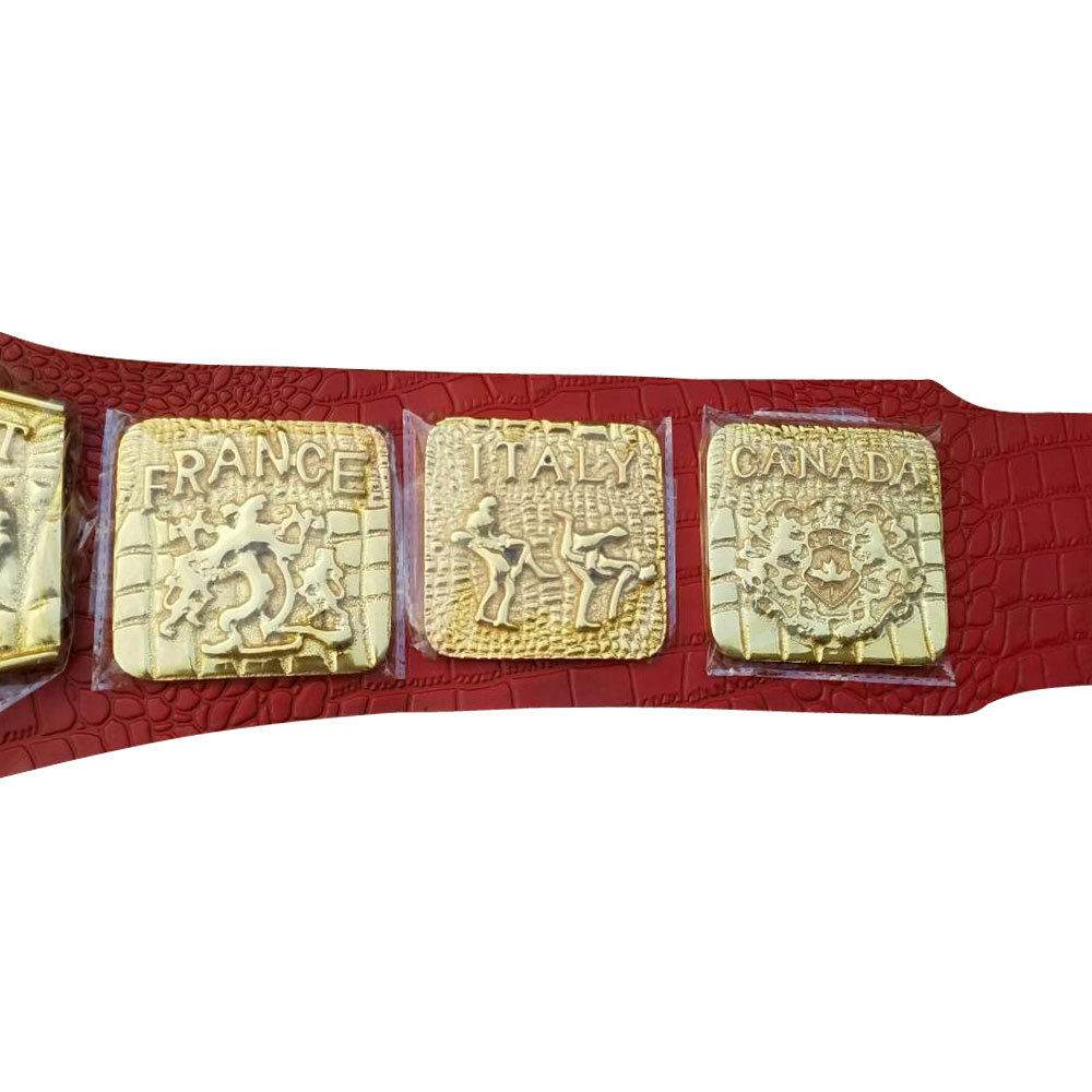 WWWF Bob Bucklend Heavyweight Championship Wrestling Belt - WWF Belt