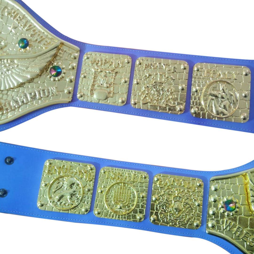 WWWF Bruno Sammartino Heavyweight Wrestling Championship Belt - WWF Belt