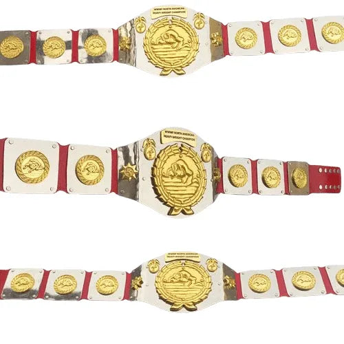 WWWF North American title Heavyweight Wrestling Champion Belt - WWF Belt