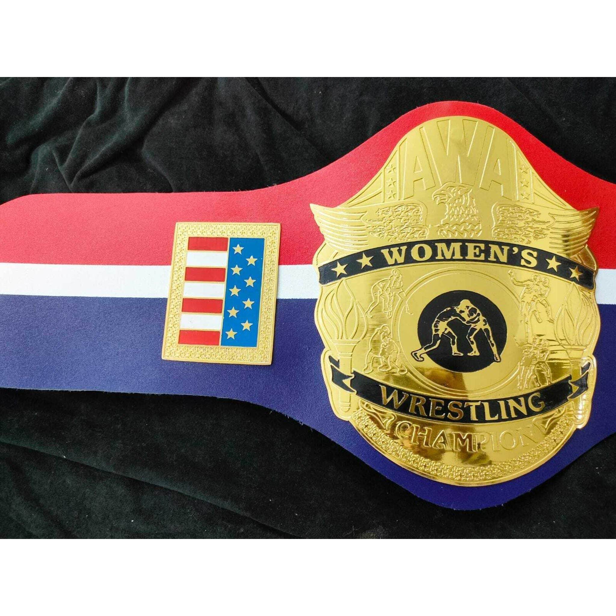 AWA Women's World Heavyweight Wrestling Championship Belt | WWF Belt
