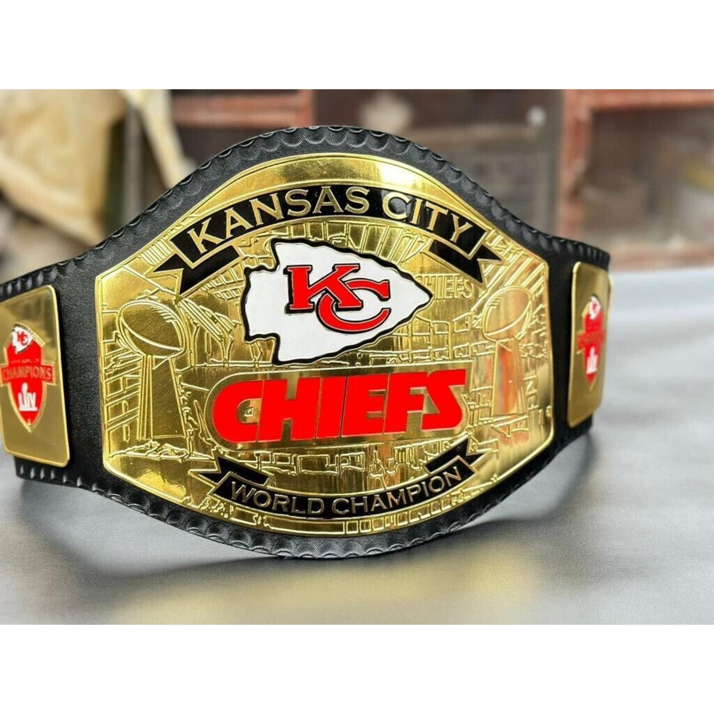 Kansas City Chiefs KC World Champion Replica Title belt