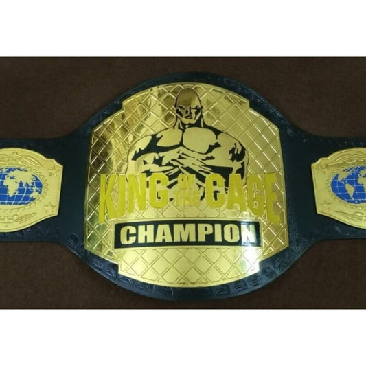 King Of The Cage KOTC MMA Wrestling Championship Leather Belt Adult Size