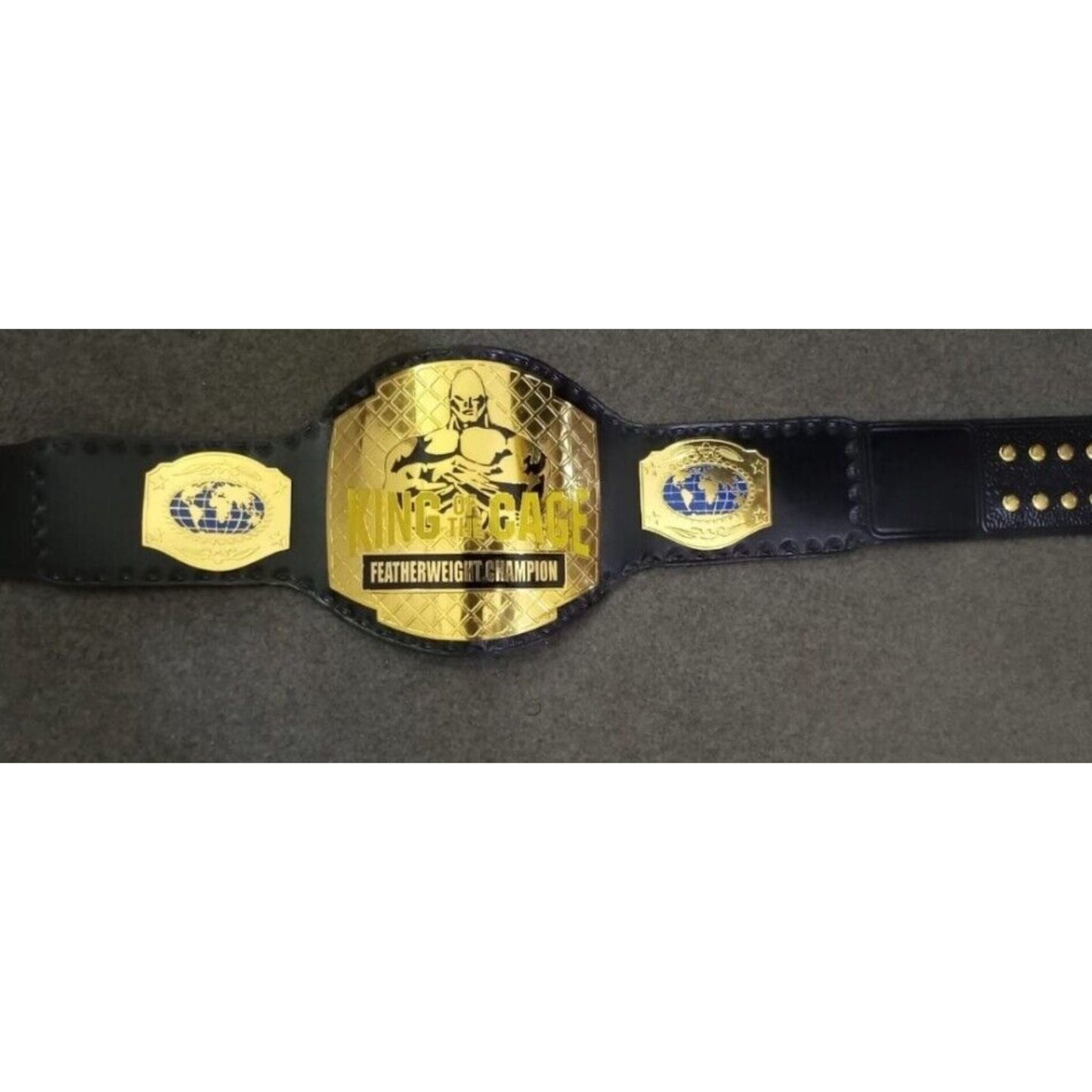 King Of The Cage KOTC MMA Wrestling Championship Leather Belt Adult Size