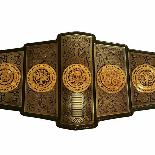 LUCHA Underground Gift Of God Stacked 3 Layer Wrestling Championship Replica Title Belt