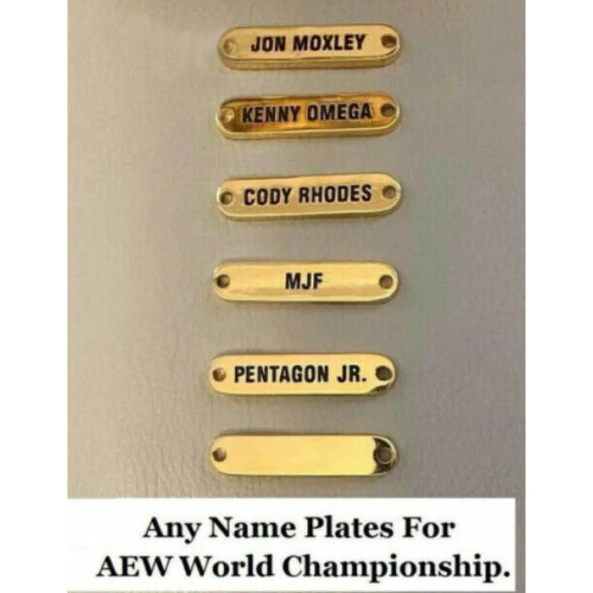 AEW Championship Replica Belt - WWF Belt