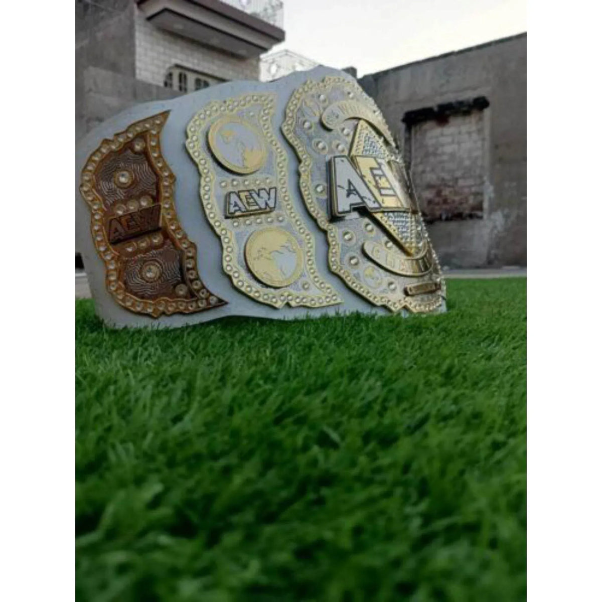 AEW World Wrestling Championship Replica Title Belt - WWF Belt
