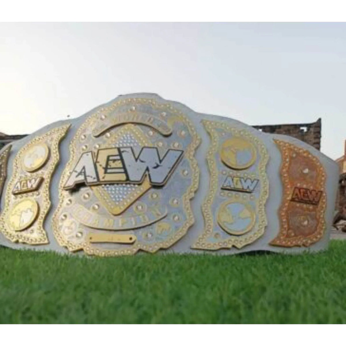 AEW World Wrestling Championship Replica Title Belt - WWF Belt