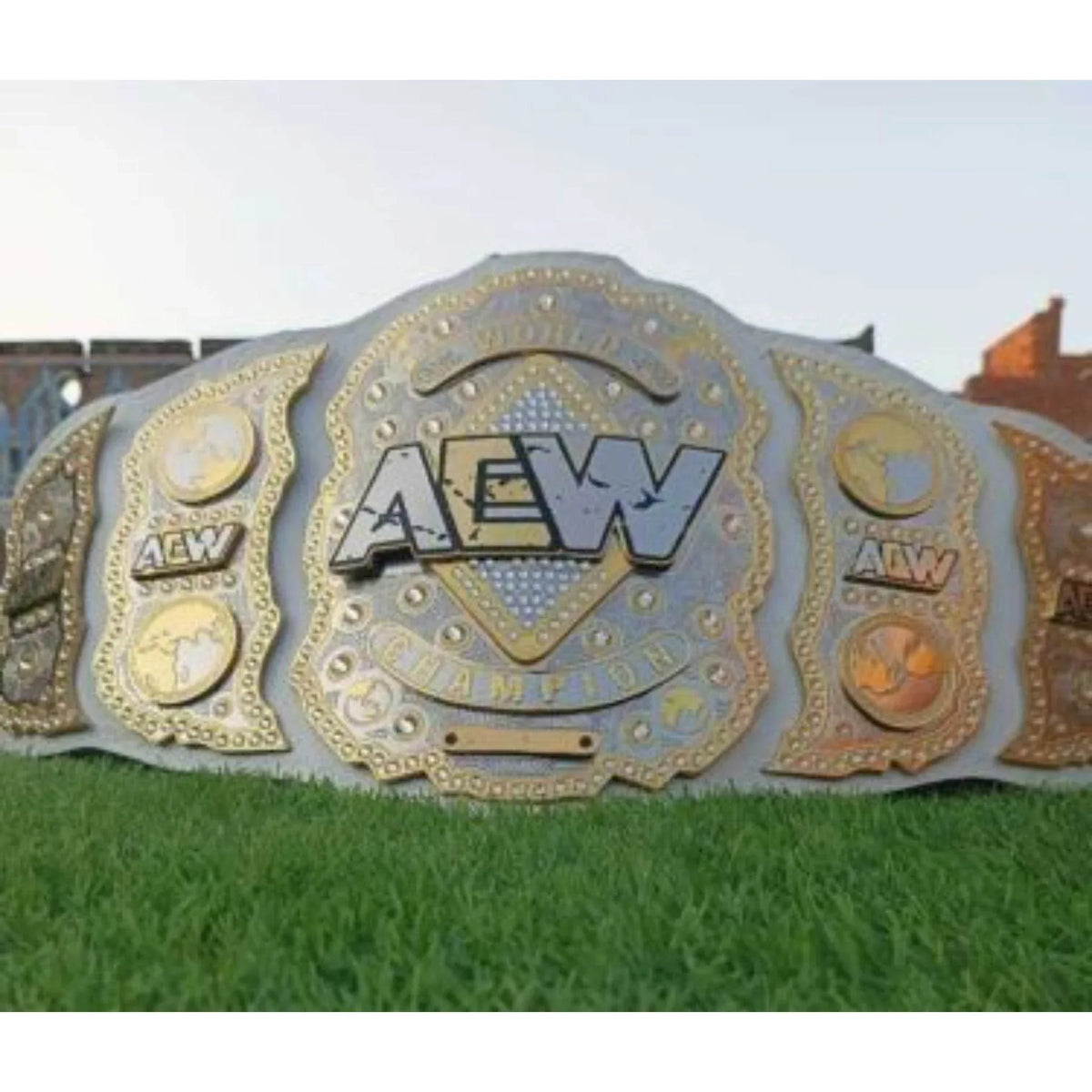 AEW World Wrestling Championship Replica Title Belt - WWF Belt