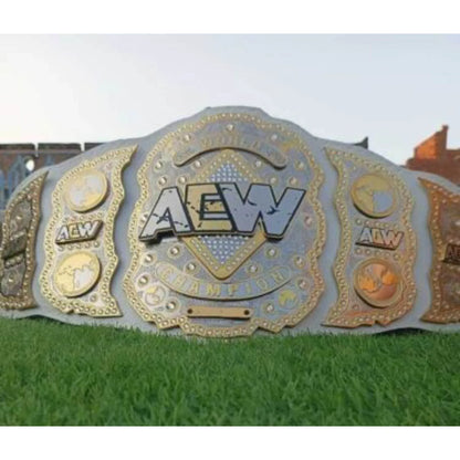 AEW World Wrestling Championship Replica Title Belt - WWF Belt